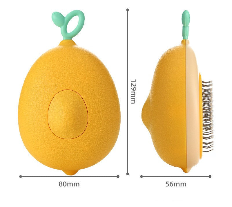 Brosse Anti-Poils Auto-Nettoyante - Pour Chiens et Chats