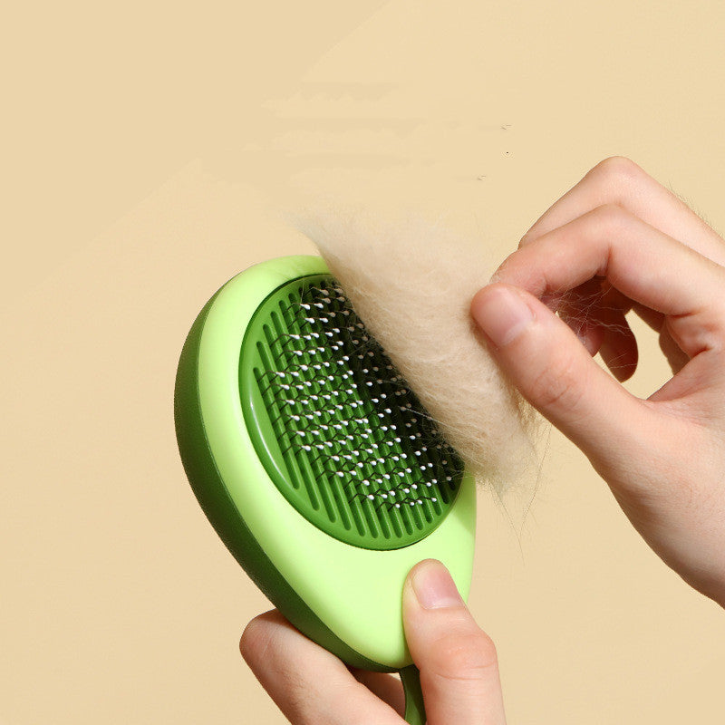Brosse Anti-Poils Auto-Nettoyante - Pour Chiens et Chats